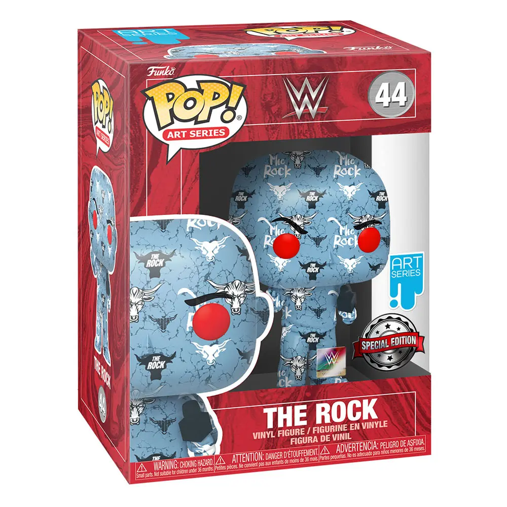 WWE POP! Artist Series Vinyl Figur The Rock 9 cm Produktfoto