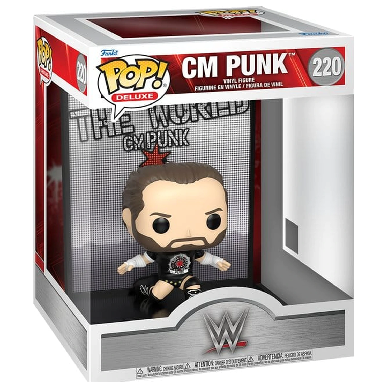 WWE Funko POP! Deluxe Vinyl Figur CM Punk 9 cm Produktfoto