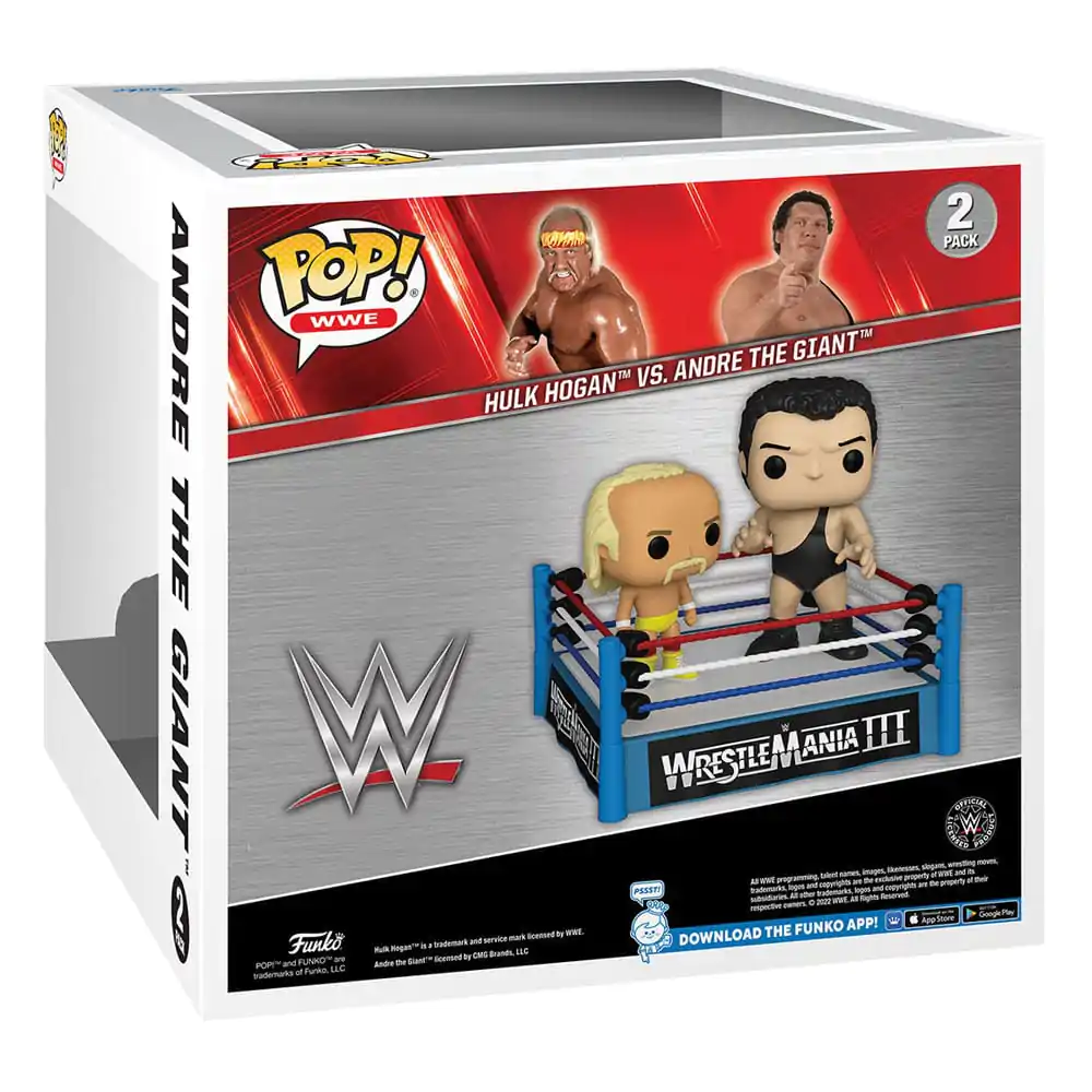 WWE POP! Moment Vinyl Figuren Hulk vs Andre the Giant 9 cm Produktfoto