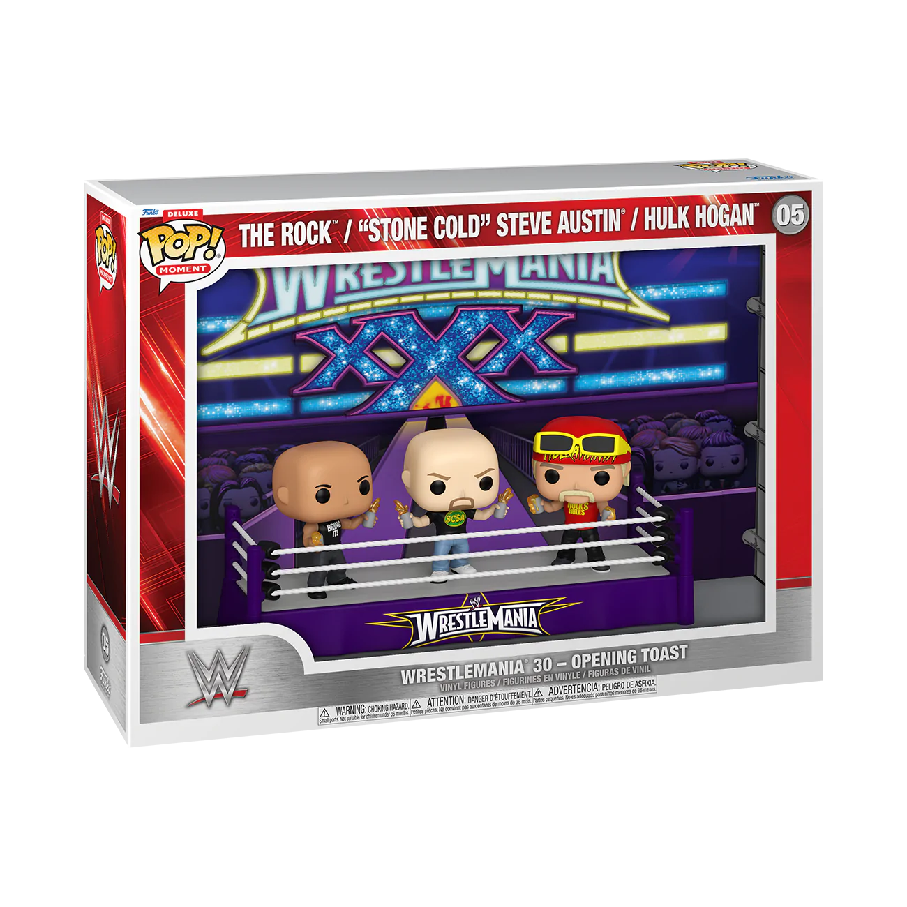 WWE Funko POP Moments Deluxe Vinyl Figuren 3er-Pack Wrestlemania 30 Opening Toast termékfotó