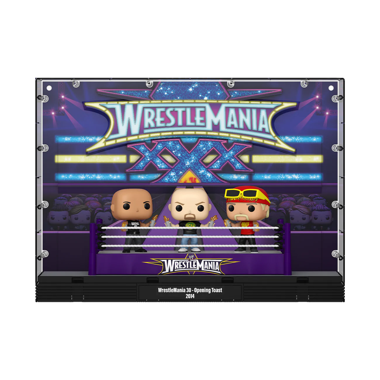 WWE Funko POP Moments Deluxe Vinyl Figuren 3er-Pack Wrestlemania 30 Opening Toast termékfotó