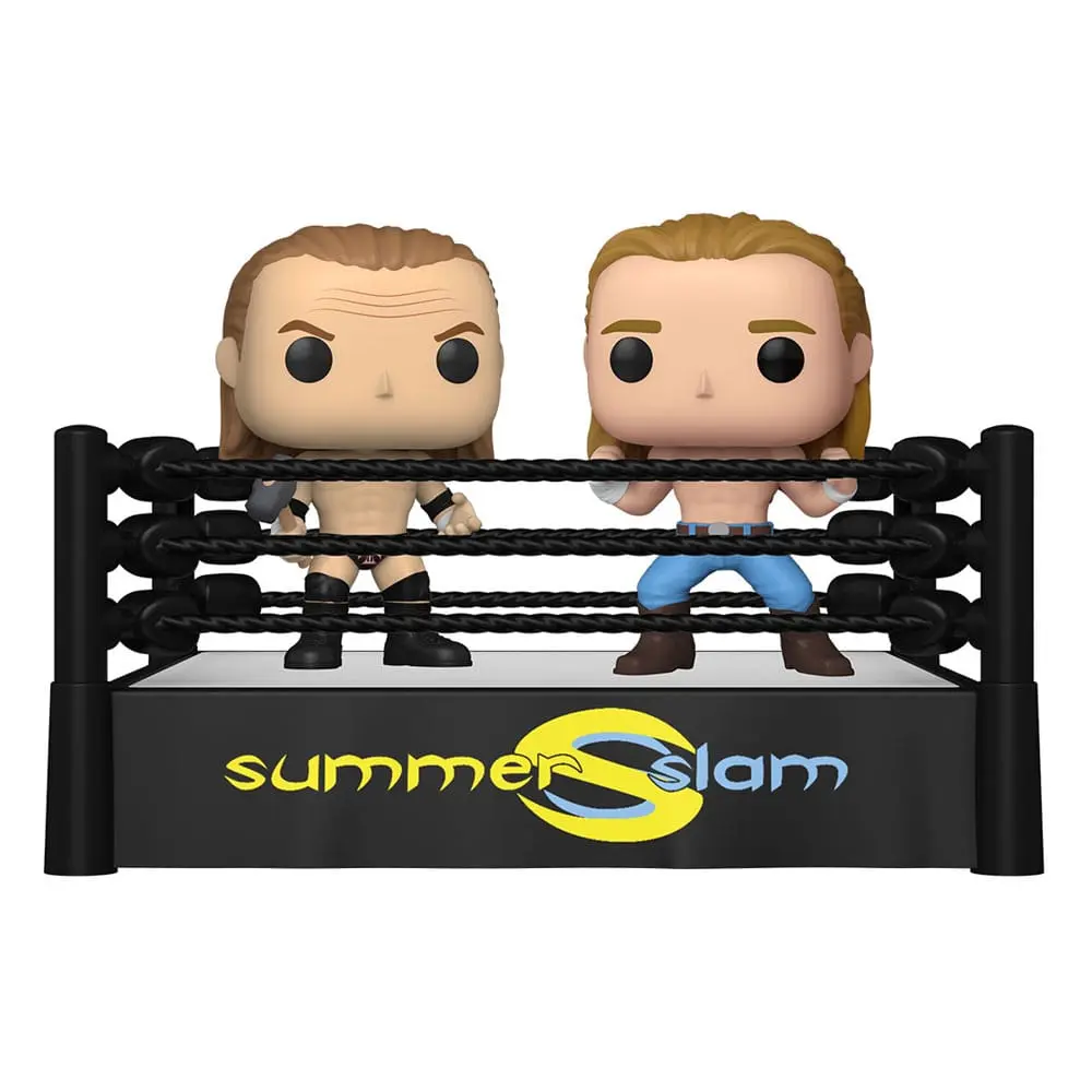 WWE POP! Movie Moments Vinyl Figuren 2er-Pack SS Ring w/ Triple H/Michaels 9 cm Produktfoto