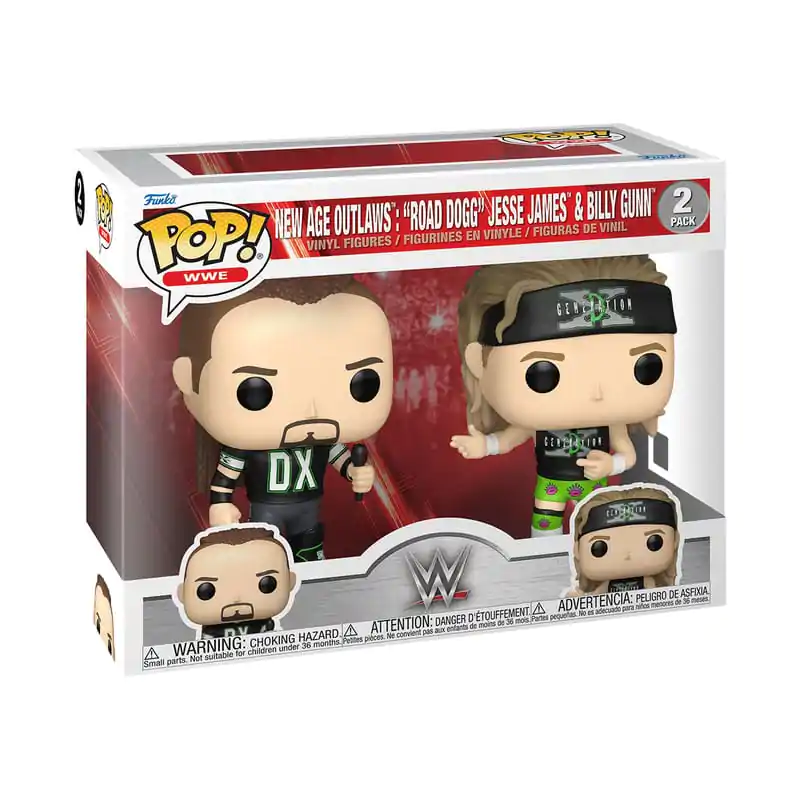 WWE Funko POP! Television Vinyl Figuren 2er-Pack New Age Outlaws 9 cm Produktfoto
