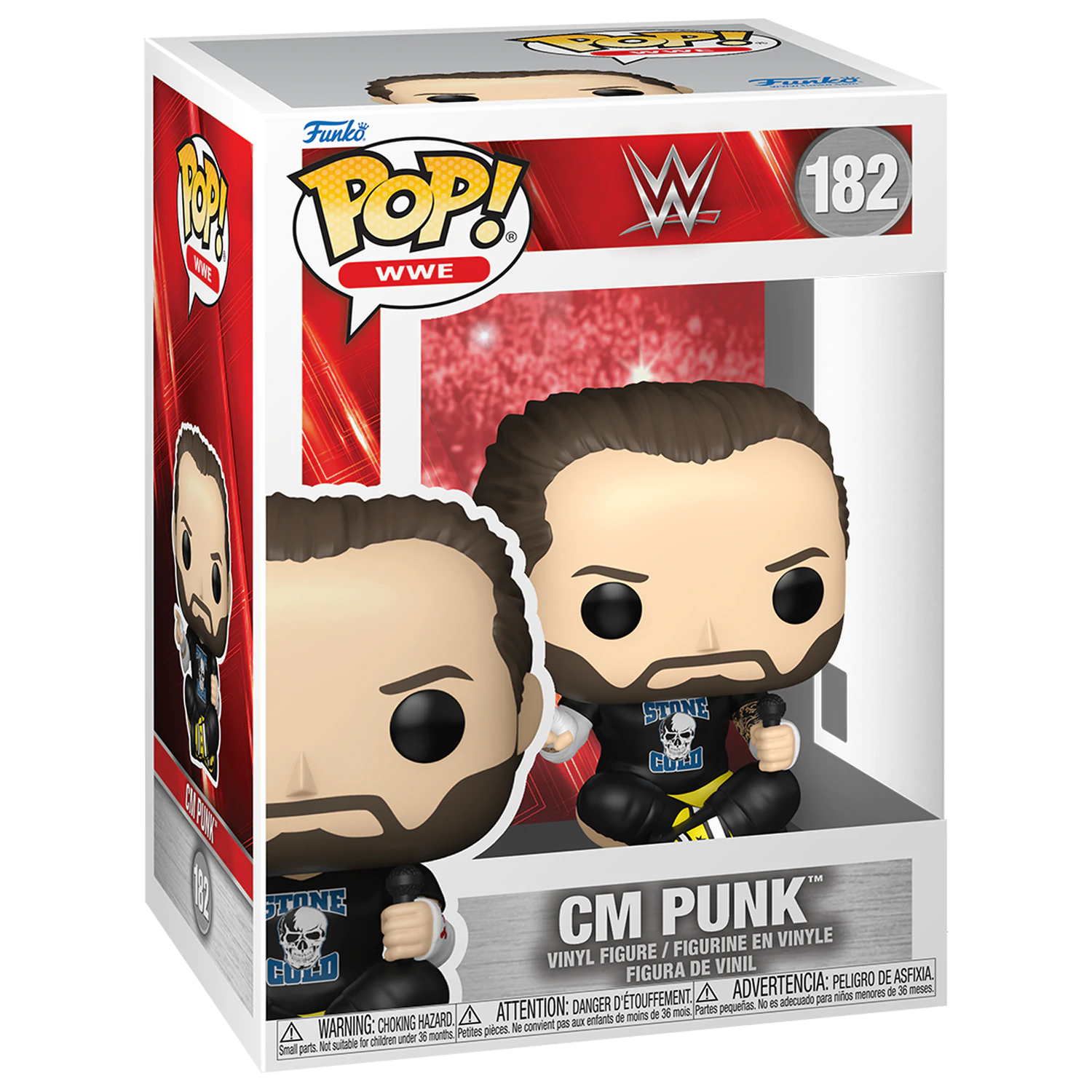 WWE Funko POP! Vinyl Figur CM Punk 9 cm Produktfoto