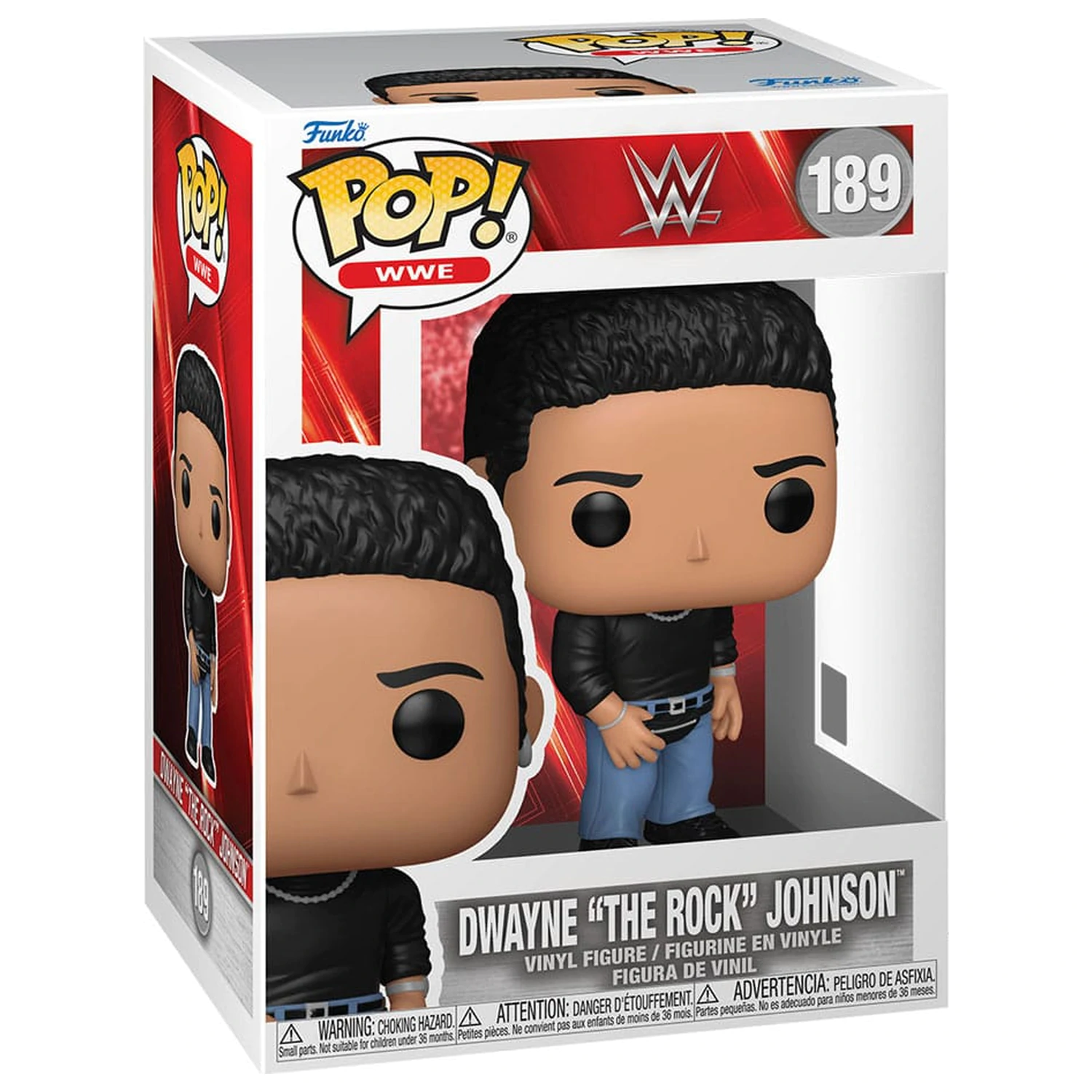 WWE Funko POP! Vinyl Figur Dwayne "The Rock" Johnson 9 cm Produktfoto