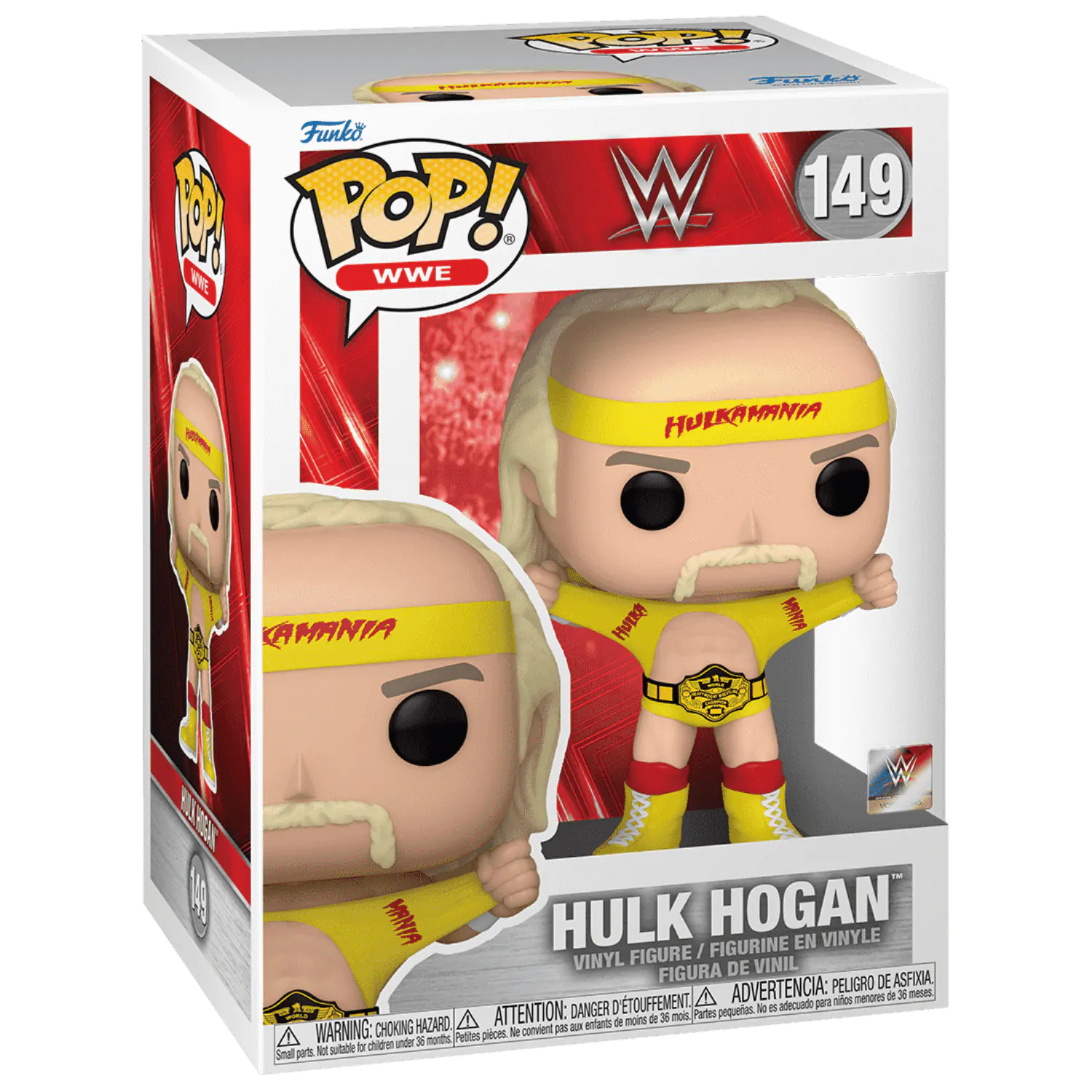 WWE Funko POP! Vinyl Figur Hulkamania w/belt 9 cm Produktfoto