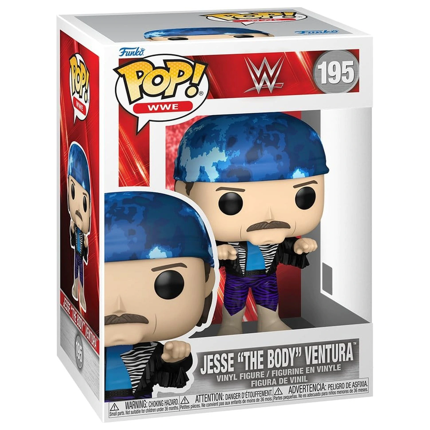 WWE Funko POP! Vinyl Figur Jesse "The Body" Ventura 9 cm Produktfoto