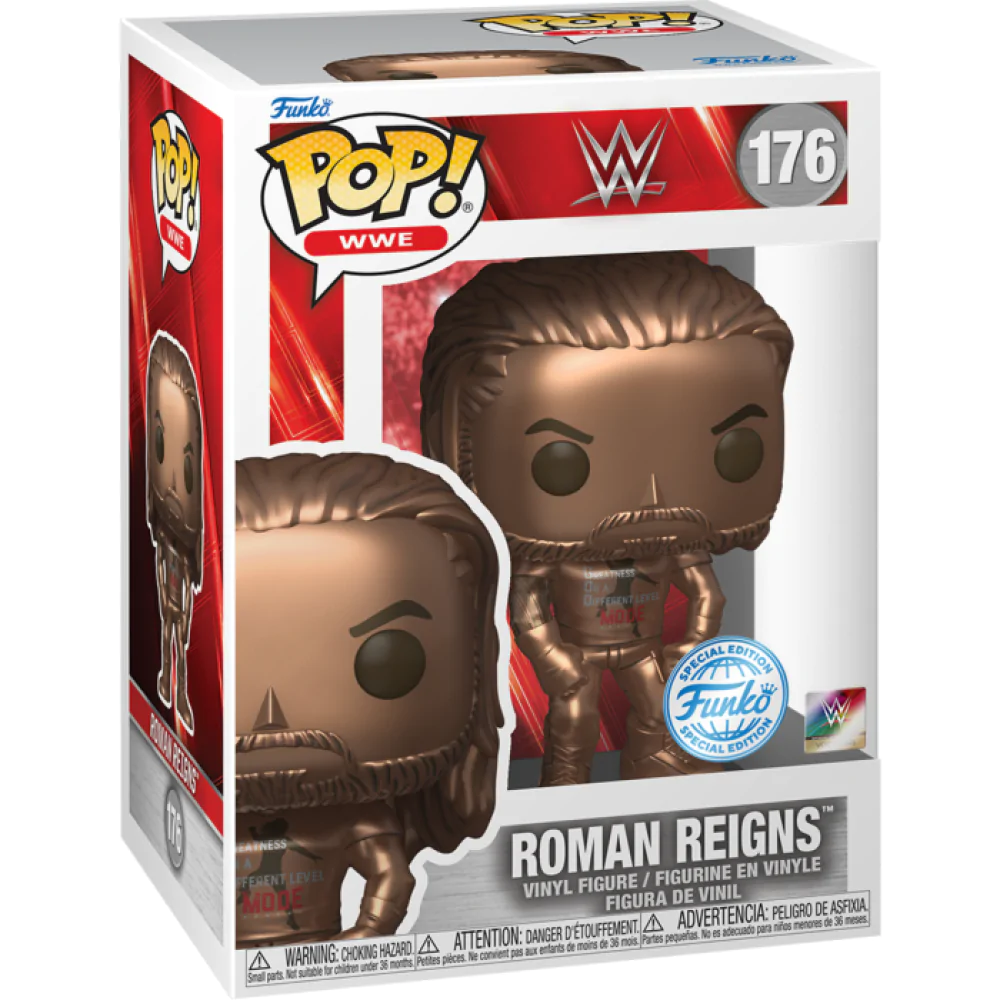 WWE Funko POP! Vinyl Figur Roman Reigns (intro)(BZ) Exclusive Edition 9 cm Produktfoto