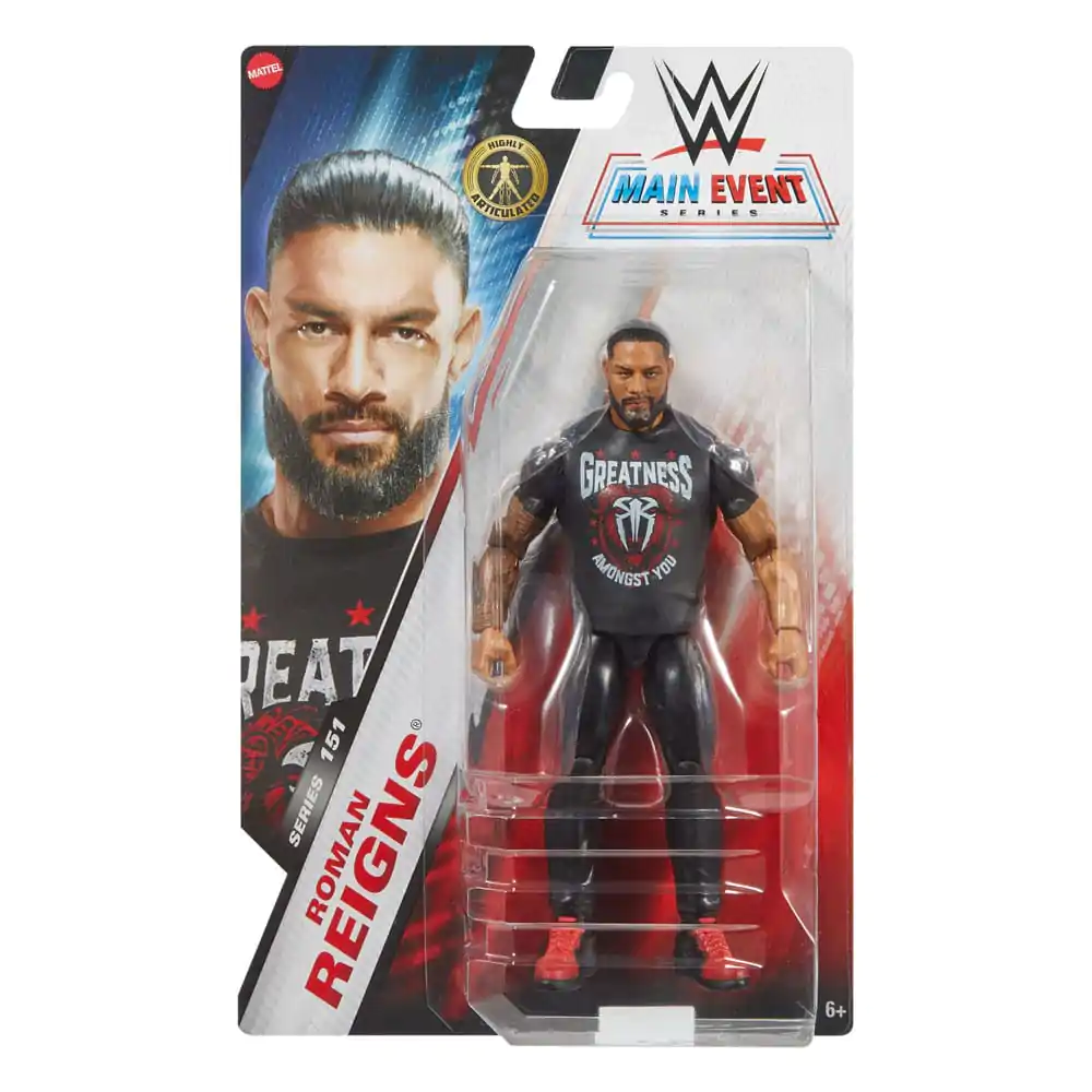 WWE Main Event Series Actionfigur Roman Reigns 15 cm Produktfoto