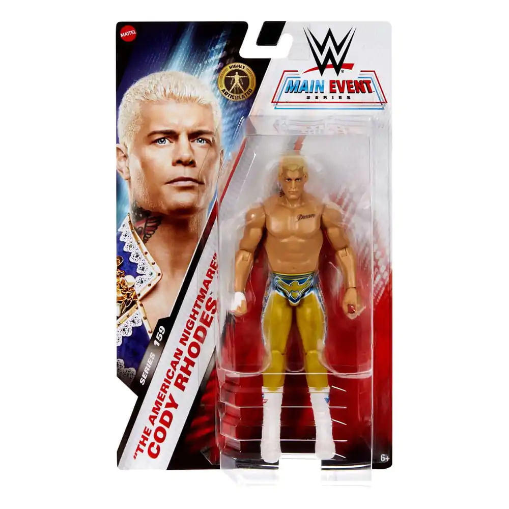 WWE Main Event Serie Actionfigur "The American Nightmare" Cody Rhodes 15 cm Produktfoto