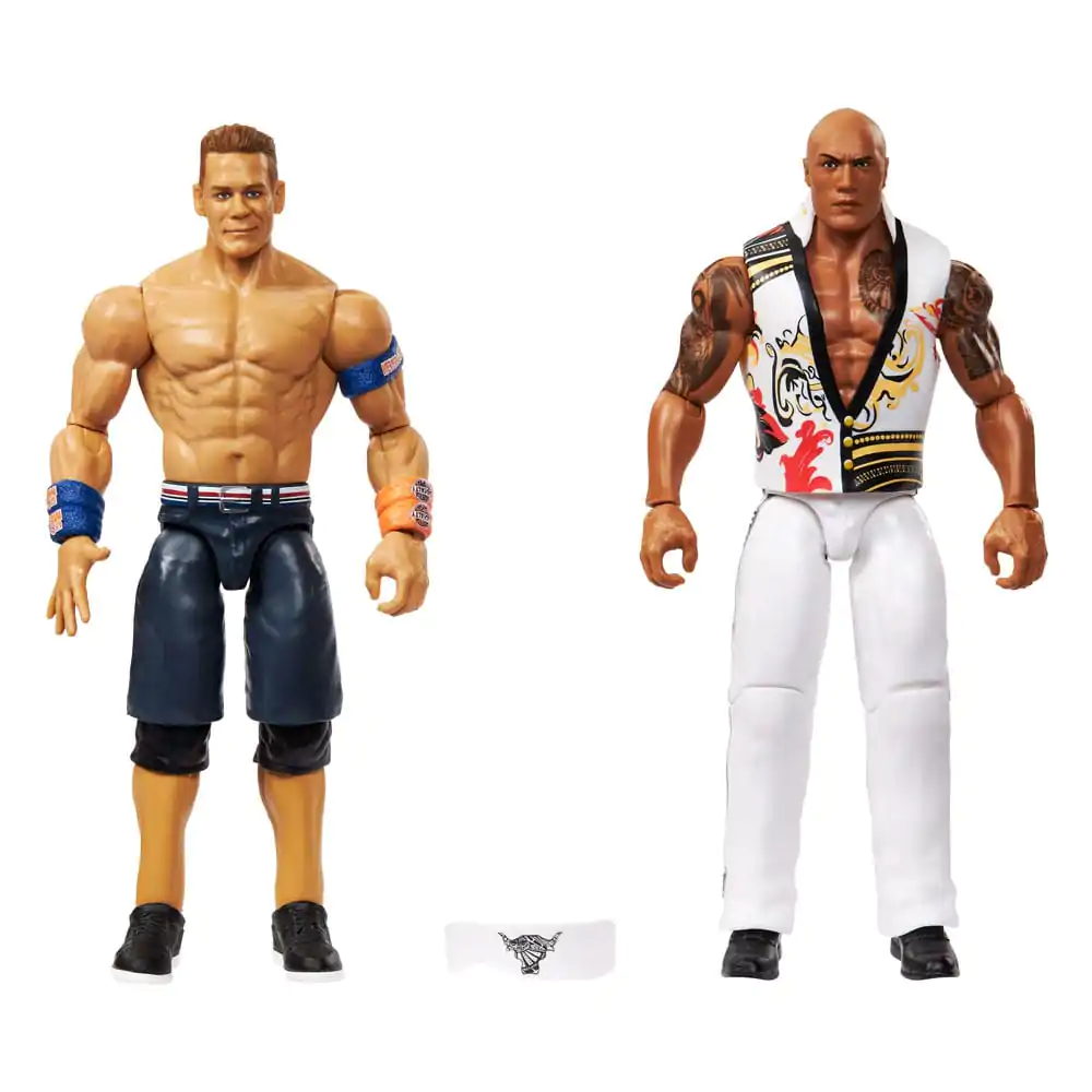 WWE Main Event Showdown Actionfiguren The Rock Final Boss vs John Cena 2er-Pack 15 cm Produktfoto