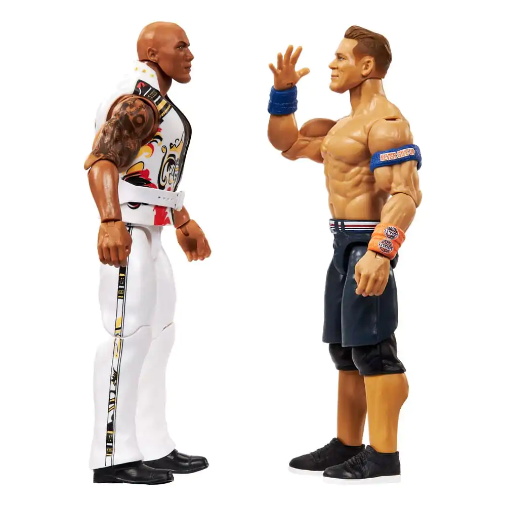 WWE Main Event Showdown Actionfiguren The Rock Final Boss vs John Cena 2er-Pack 15 cm Produktfoto