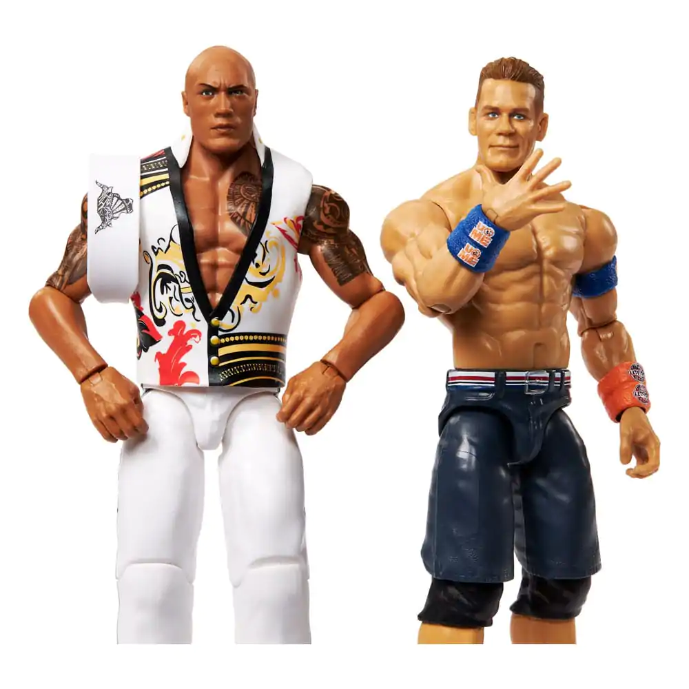 WWE Main Event Showdown Actionfiguren The Rock Final Boss vs John Cena 2er-Pack 15 cm Produktfoto