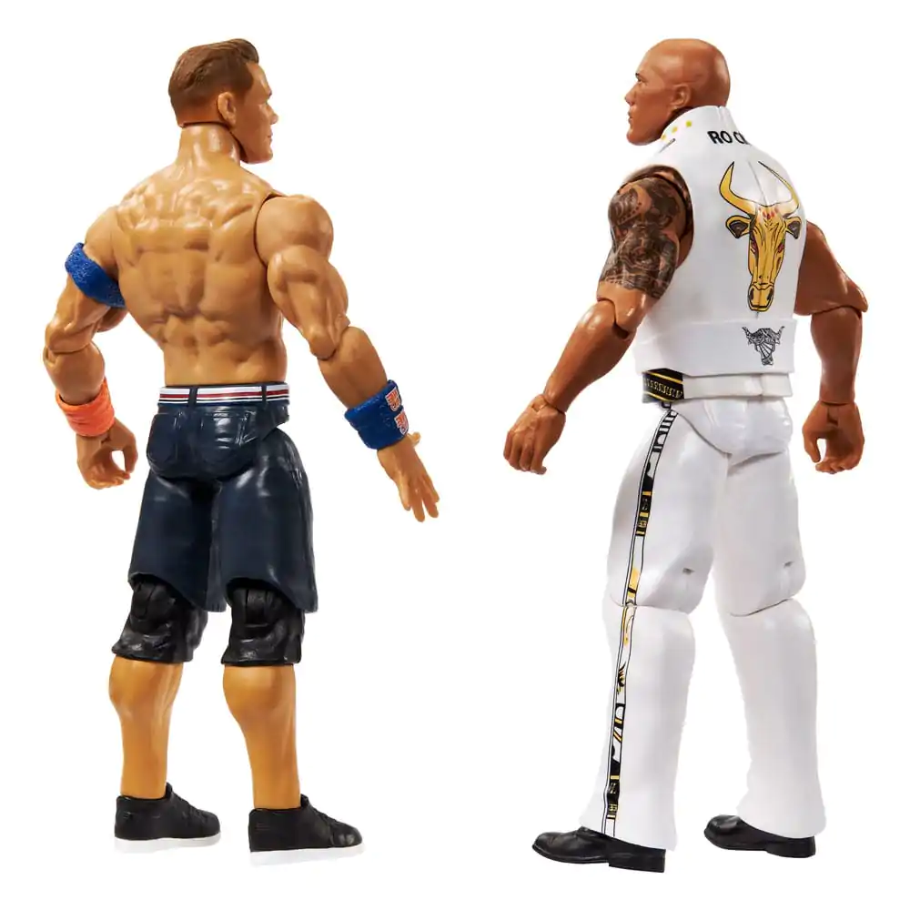 WWE Main Event Showdown Actionfiguren The Rock Final Boss vs John Cena 2er-Pack 15 cm Produktfoto