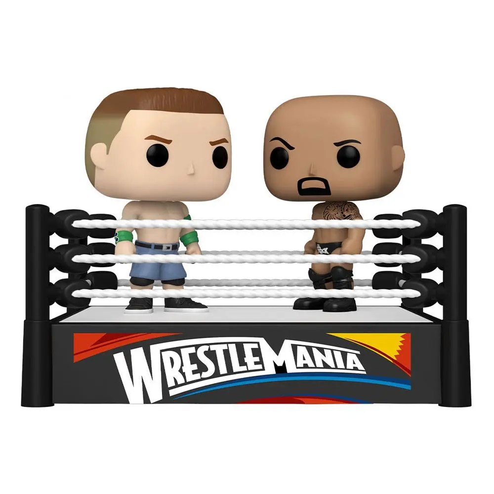 WWE POP Moment! Vinyl Figuren 2er-Pack Cena vs Rock 9 cm Produktfoto