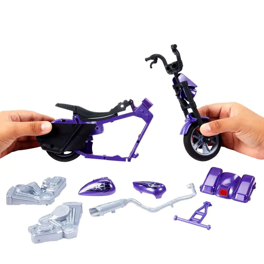 WWE Wrekkin' Fahrzeug Big Evil Slamcycle mit Undertaker Actionfigur 15 cm termékfotó