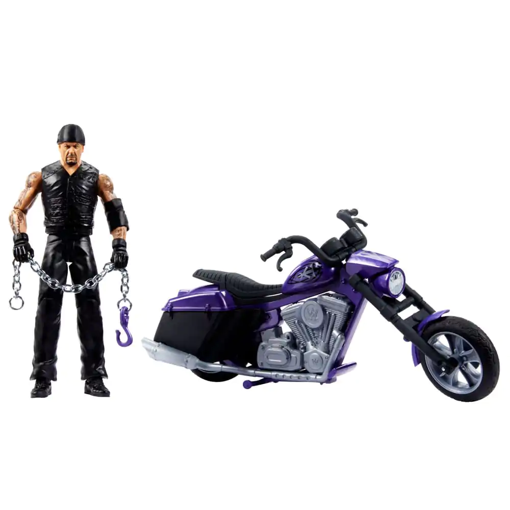 WWE Wrekkin' Fahrzeug Big Evil Slamcycle mit Undertaker Actionfigur 15 cm termékfotó