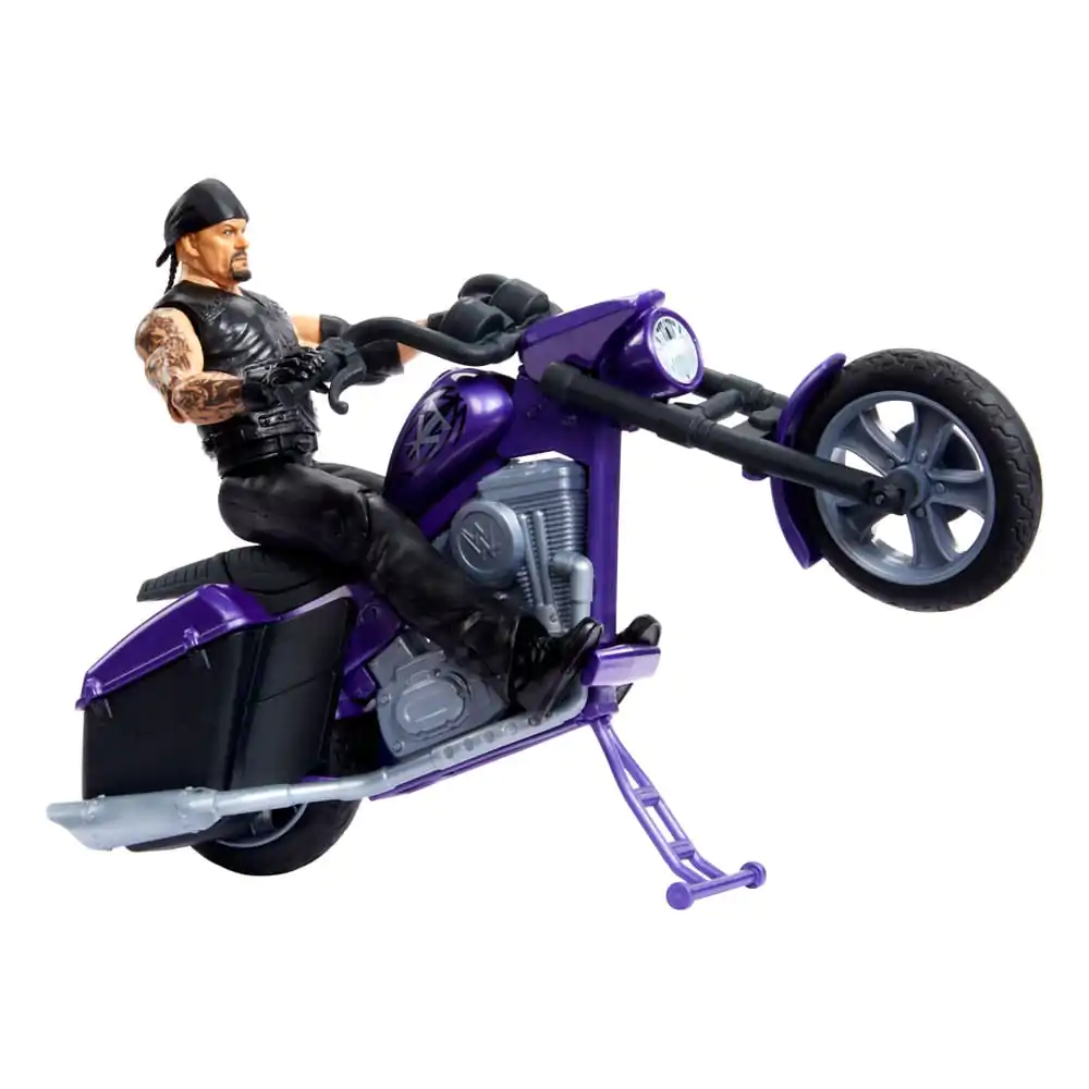 WWE Wrekkin' Fahrzeug Big Evil Slamcycle mit Undertaker Actionfigur 15 cm termékfotó