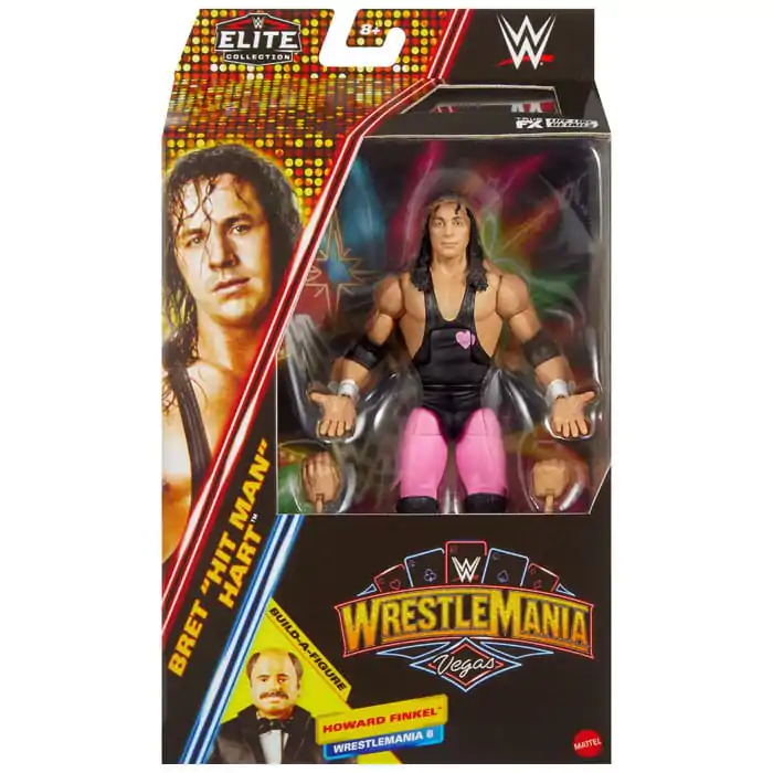 WWE WrestleMania Elite Collection Actionfigur Bret "Hit Man" Hart 15 cm termékfotó