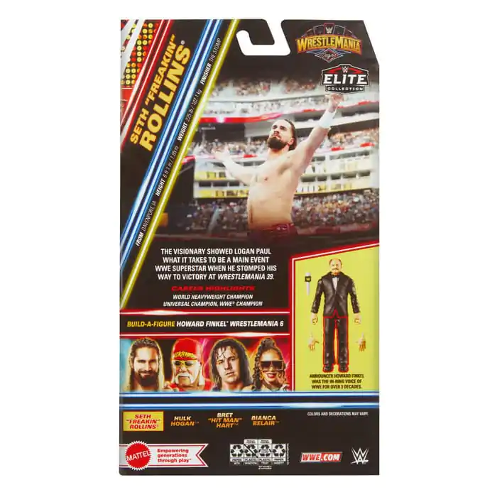 WWE WrestleMania Elite Collection Actionfigur Seth "Freakin" Rollins 15 cm termékfotó