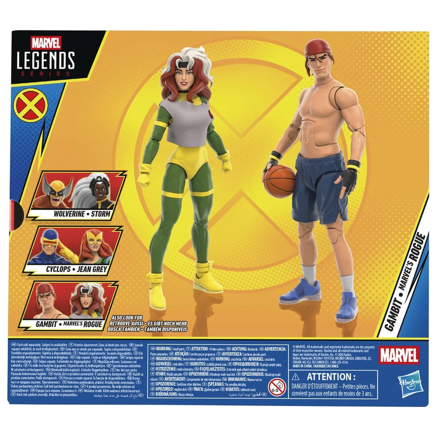 X-Men '97 Marvel Legends Actionfiguren 2er-Pack Gambit & Marvel's Rogue 15 cm Produktfoto