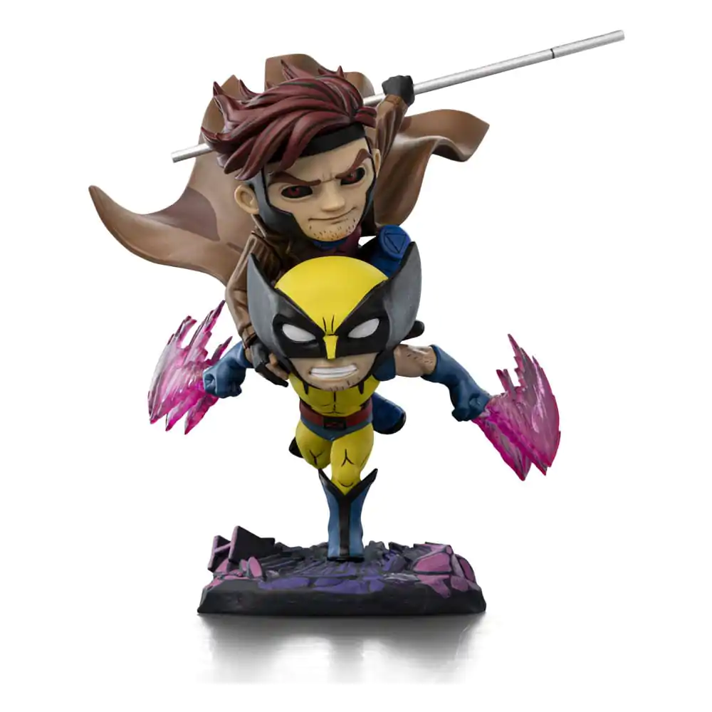 X-Men 97 Mini Co. PVC Figur Gambit and Wolverine 23 cm Produktfoto