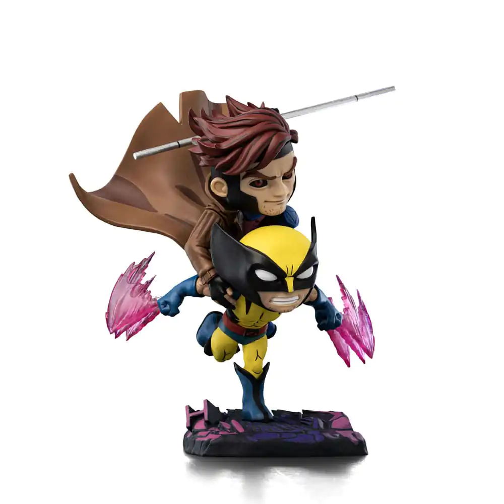 X-Men 97 Mini Co. PVC Figur Gambit and Wolverine 23 cm Produktfoto