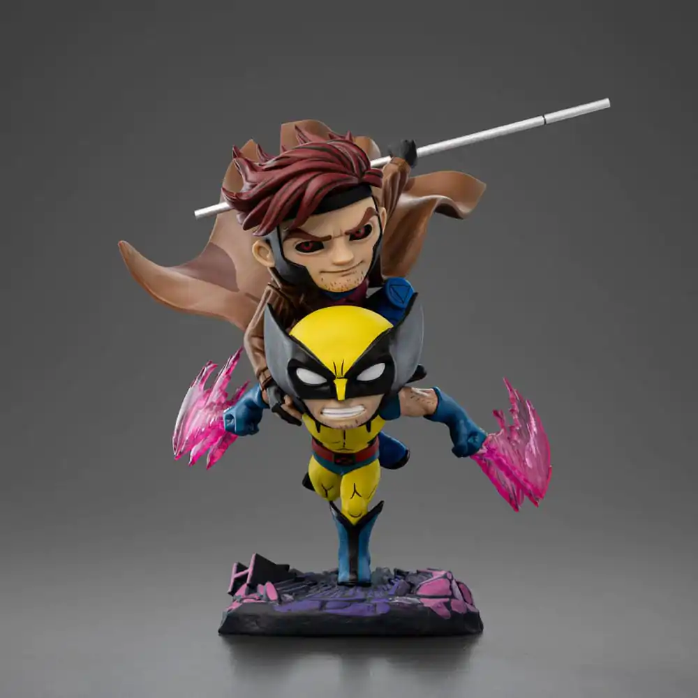 X-Men 97 Mini Co. PVC Figur Gambit and Wolverine 23 cm Produktfoto