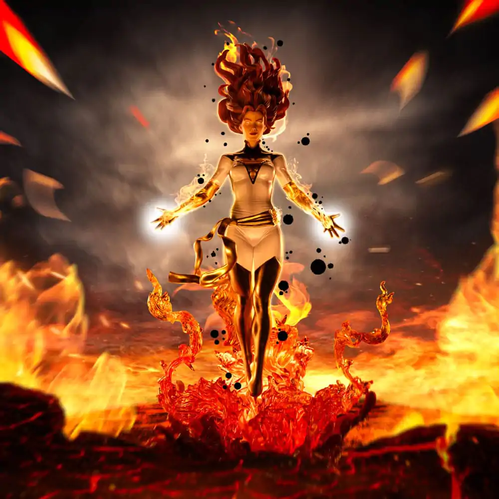 X-Men BDS Art Scale Statue 1/10 Phoenix White Version 31 cm Produktfoto