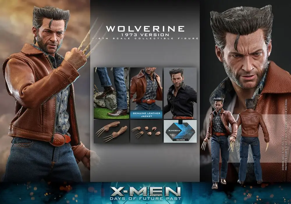 X-Men Days of Future Past Movie Masterpiece Action Figur 1/6 Wolverine (1973 Version) 30 cm termékfotó