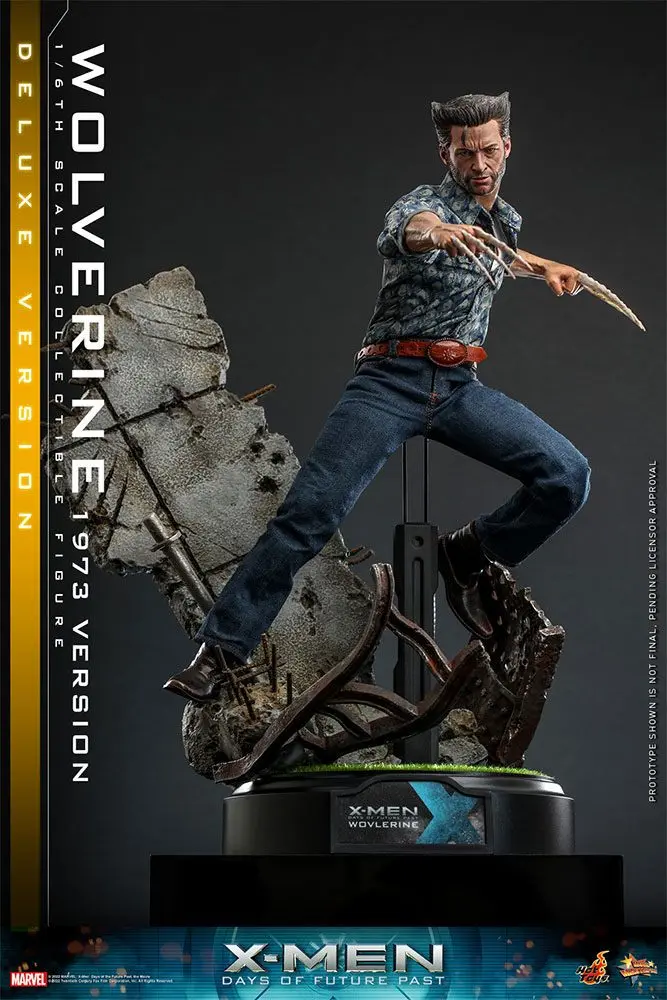 X-Men Days of Future Past Movie Masterpiece Action Figur 1/6 Wolverine (1973 Version) Deluxe Version 30 cm termékfotó