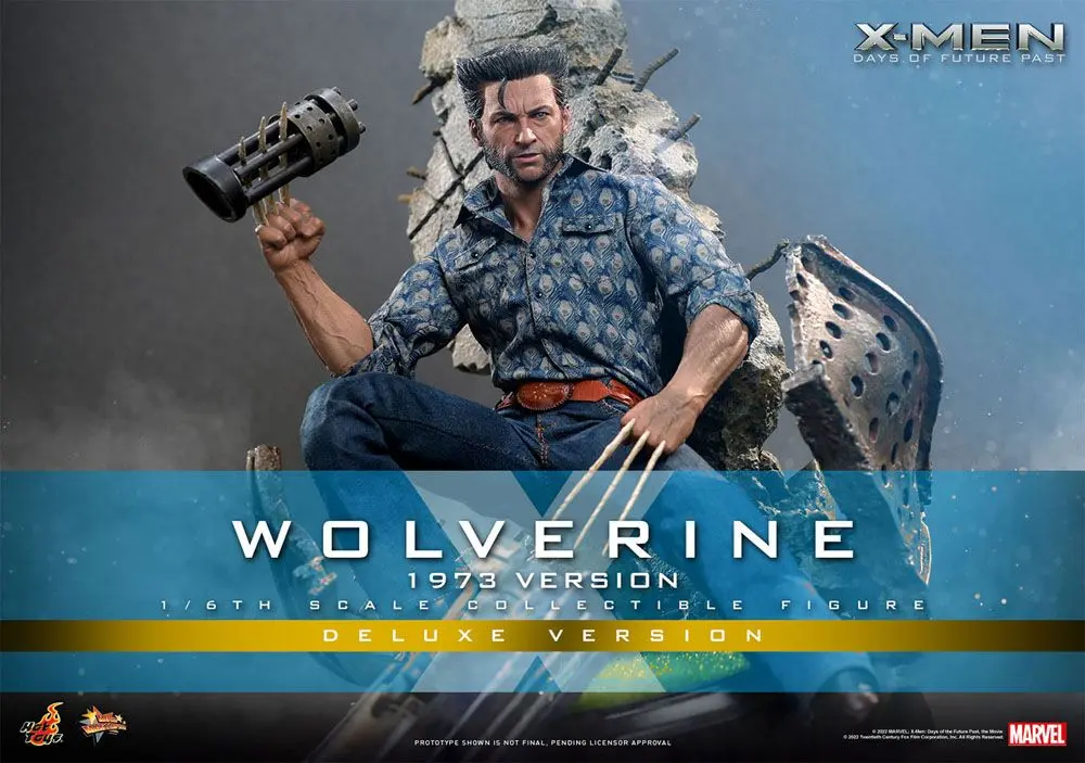 X-Men Days of Future Past Movie Masterpiece Action Figur 1/6 Wolverine (1973 Version) Deluxe Version 30 cm termékfotó