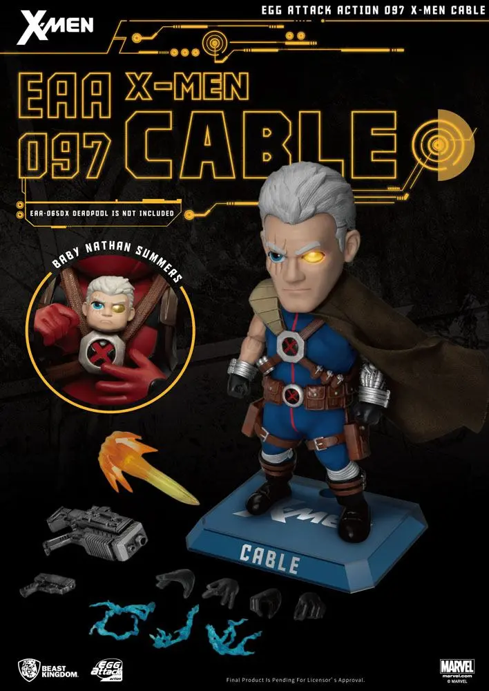 X-Men Egg Attack Actionfigur Cable 17 cm Produktfoto