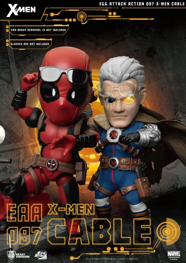 X-Men Egg Attack Actionfigur Cable 17 cm Produktfoto