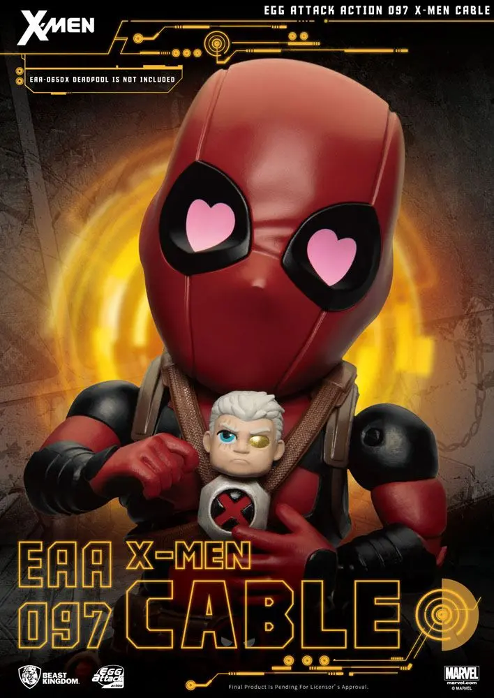 X-Men Egg Attack Actionfigur Cable 17 cm Produktfoto