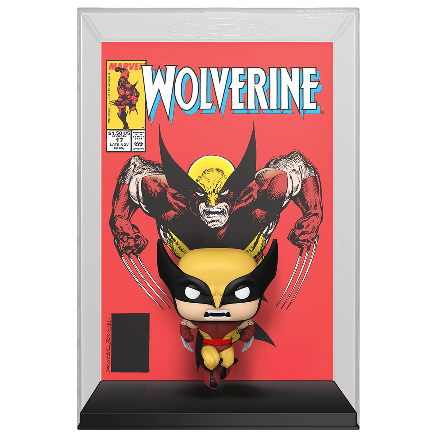 X-Men Funko POP! Comic Covers Vinyl Figur Wolverine #17 (1989) Produktfoto