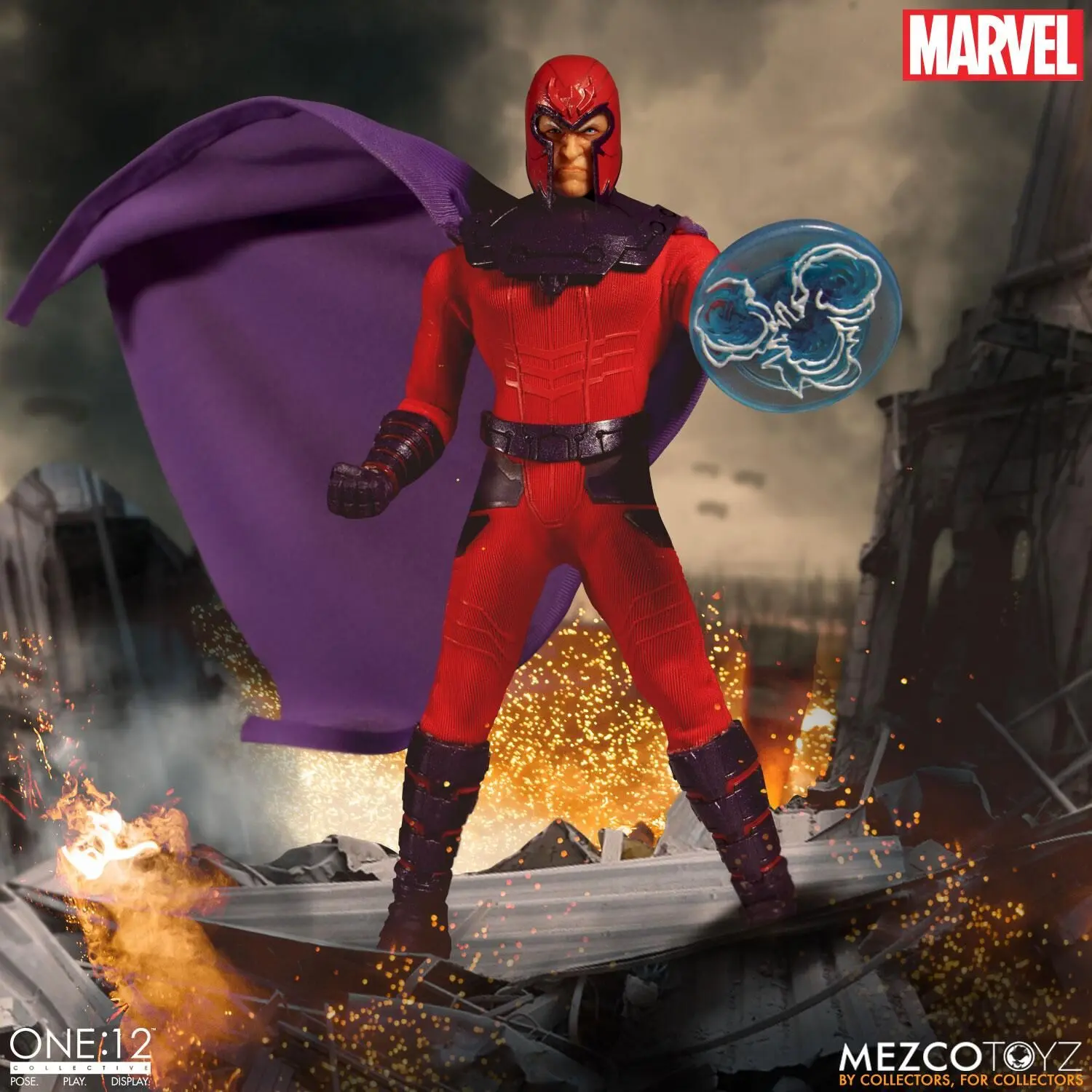 Marvel Actionfigur 1/12 Magneto 17 cm Produktfoto