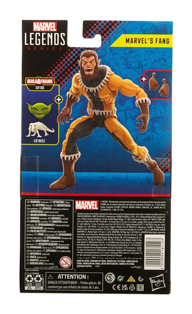 X-Men Marvel Legends Actionfigur Ch'od BAF: Marvel's Fang 15 cm Produktfoto