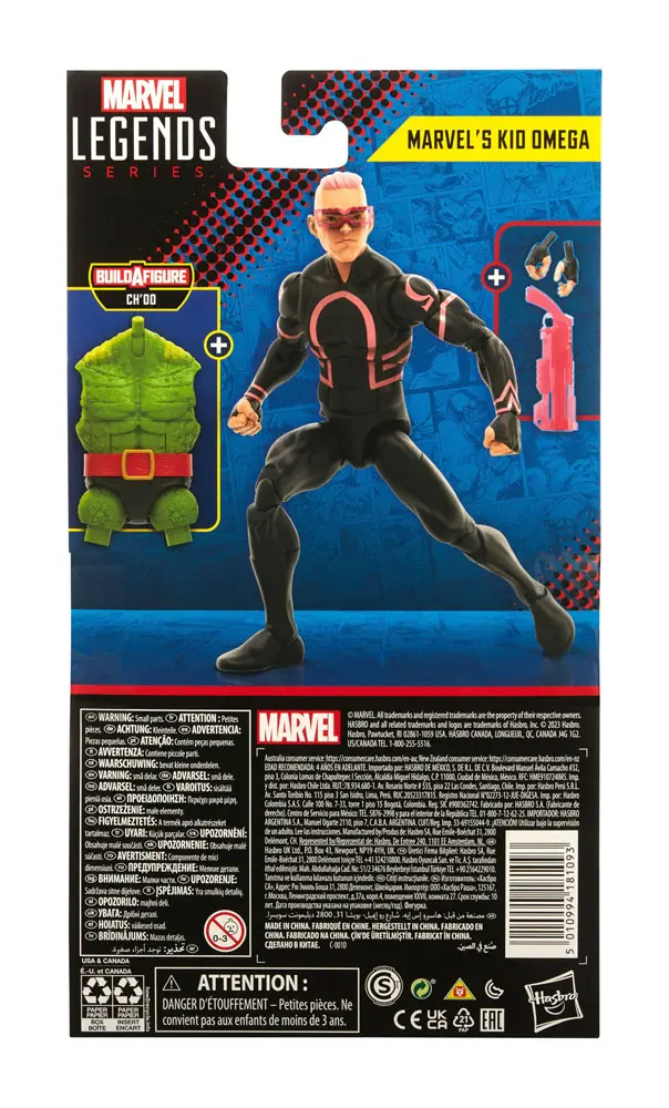 X-Men Marvel Legends Actionfigur Ch'od BAF: Marvel's Kid Omega 15 cm Produktfoto
