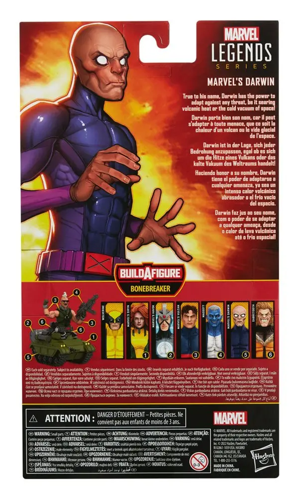 X-Men Marvel Legends Series Action Figur 2022 Marvel's Darwin 15 cm Produktfoto