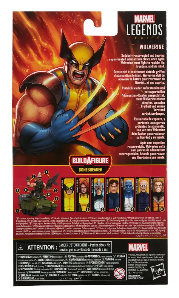 X-Men Marvel Legends Series Action Figur 2022 Wolverine 15 cm Produktfoto