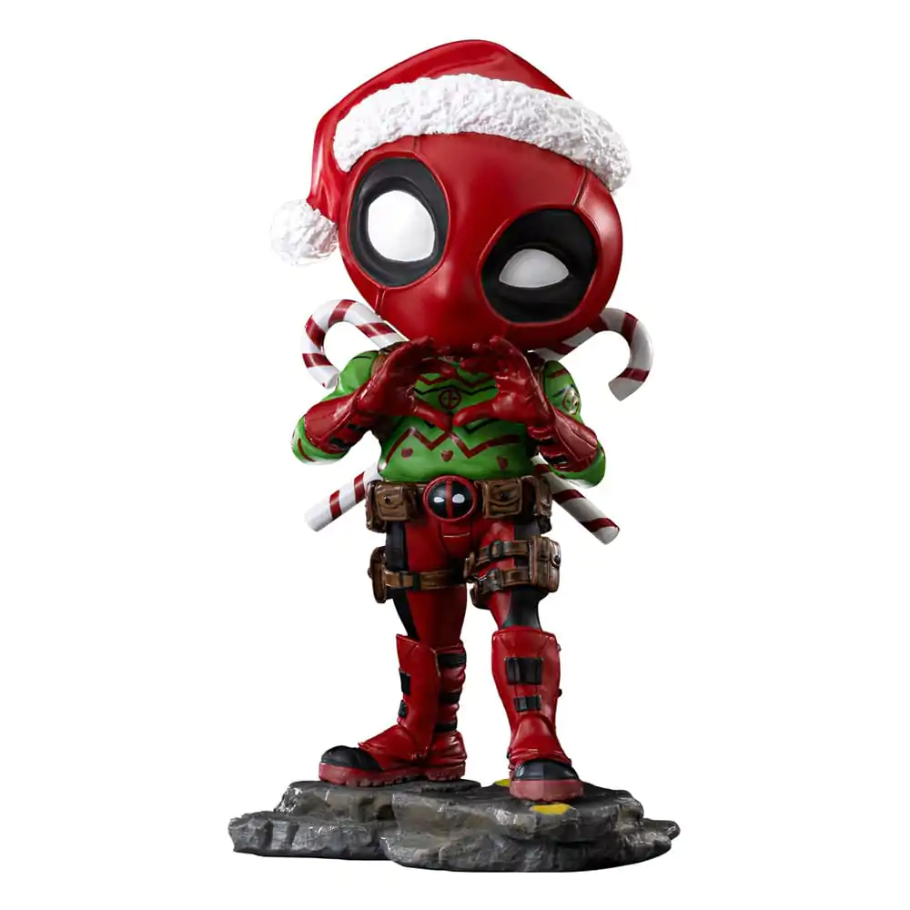 X-Men Mini Co. PVC Figur Deadpool Christmas Version 15 cm termékfotó