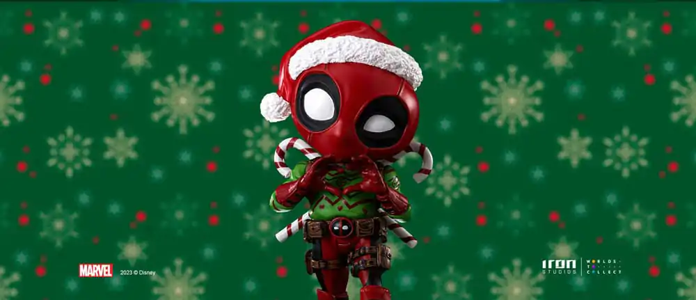 X-Men Mini Co. PVC Figur Deadpool Christmas Version 15 cm termékfotó