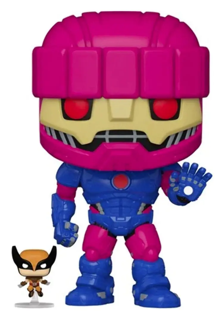 X-Men Super Sized Jumbo POP! Vinyl Figur Sentinel with Wolverine 25 cm Produktfoto