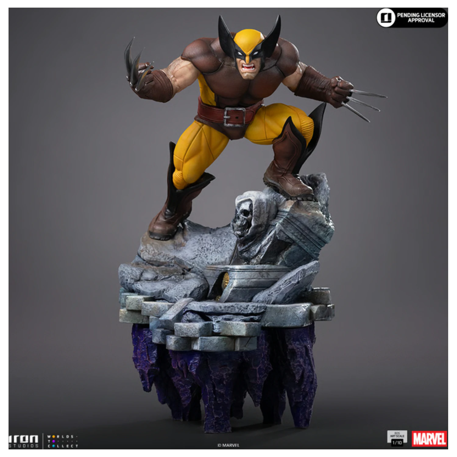 X-Men Wolverine Infinity Gauntlet Diorama Kunstmaßstab 1/10 25 Zentimeter Produktfoto