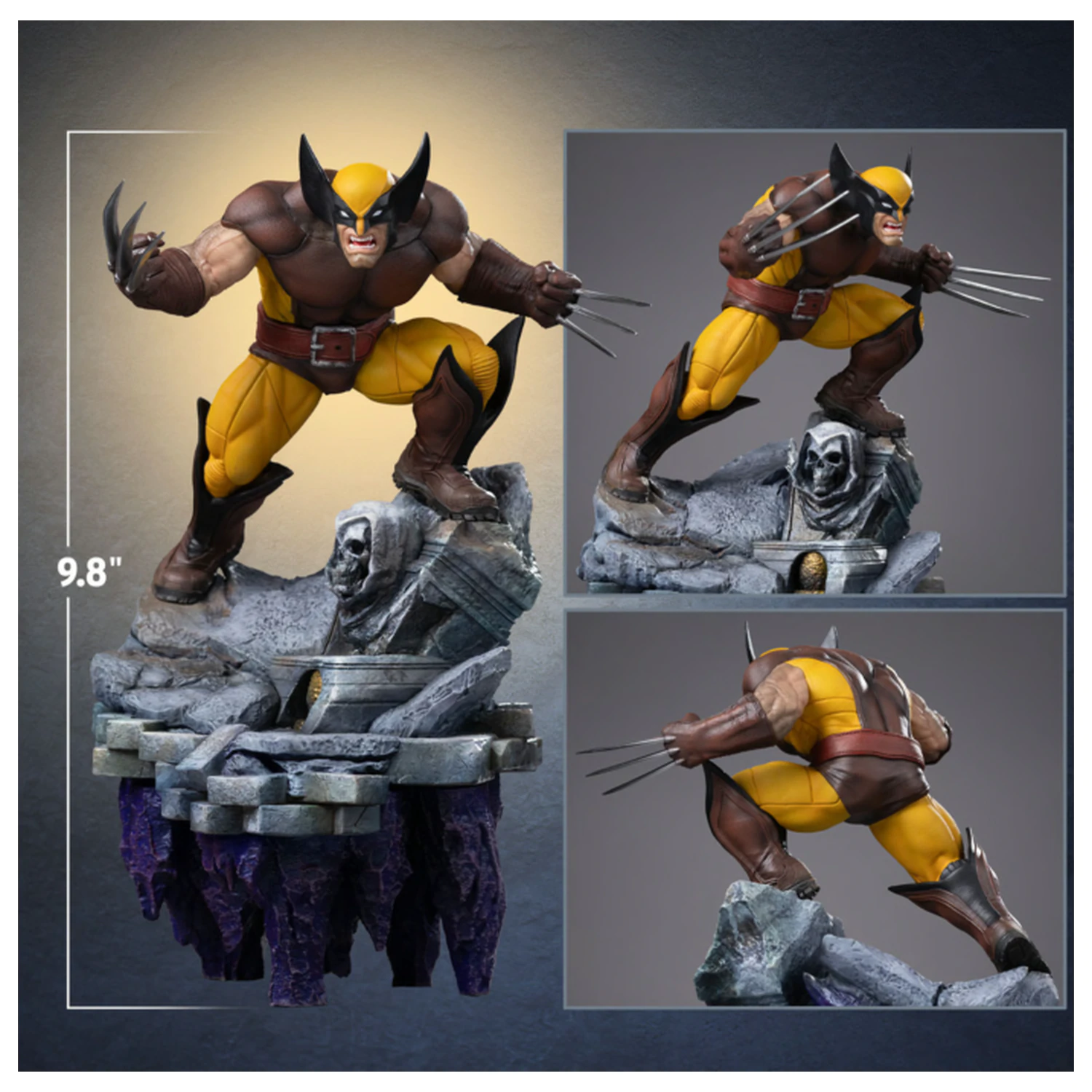 X-Men Wolverine Infinity Gauntlet Diorama Kunstmaßstab 1/10 25 Zentimeter Produktfoto