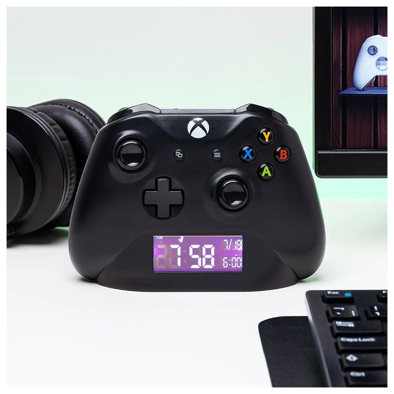 Xbox Wecker Schwarz Produktfoto