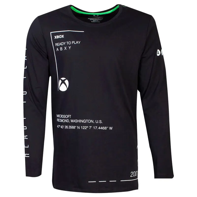 Xbox Ready to Play Langarm-T-Shirt Produktfoto