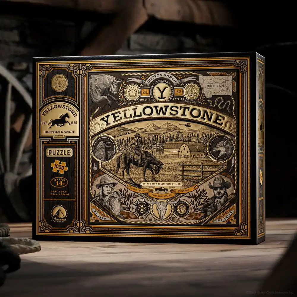 Yellowstone mehrdimensionales Puzzle (1000 Teile) Produktfoto