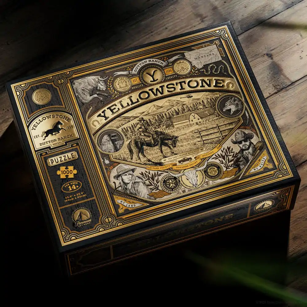 Yellowstone mehrdimensionales Puzzle (1000 Teile) Produktfoto